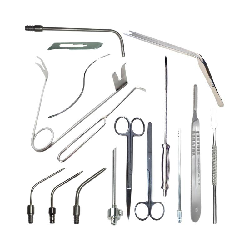 Instrumental Project Kit KIT INSTRUMENTAL 20 PEÇAS ** - Anúbis - Produtos para Tanatopraxia